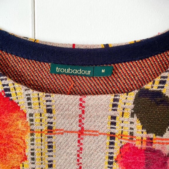 Anthropologie Troubadour Bloomline Wool Blend Sweater Shift Dress, Size Medium - Picture 4 of 11